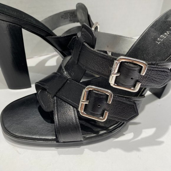 NINE WEST BLACK HEELS IN SIZE 9M - Picture 4 of 4
